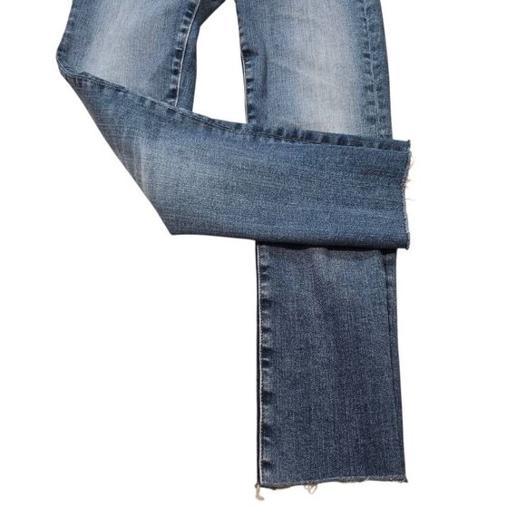 AG Mari Jeans Women's 25 Blue Denim High Rise Slim Straight Leg Zip‎ Fly - Picture 2 of 7